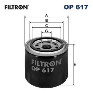 FILTRON Ölfilter OP 617 Motorölfilter,Wechselfilter NEW HOLLAND,T3000
