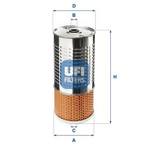 ufi Oliefilter  25.499.00 5002704,5010961,5019420  6011800610,6171800009,6171840025,6171840125