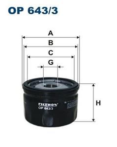 FILTRON Ölfilter OP 643/3 Motorölfilter,Wechselfilter OPEL,RENAULT,PEUGEOT,VIVARO Kasten F7,VIVARO Combi J7,MOVANO Kasten F9,MOVANO Combi J9