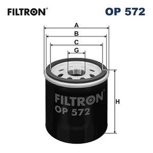 FILTRON Ölfilter OP 572 Motorölfilter,Wechselfilter MASSEY FERGUSON,MF 1500