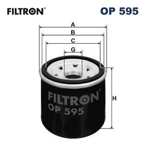 FILTRON Ölfilter OP 595 Motorölfilter,Wechselfilter FORD,RENAULT,HYUNDAI,CLIO III BR0/1, CR0/1,MEGANE III Grandtour KZ0/1,ESPACE IV JK0/1_
