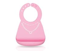 Nuby Lätzchen mit Auffangschale Prinzessin pink