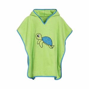 Playshoes badponcho schildpad groen