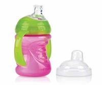 Nuby drinkbeker Swirl anti lek 240 ml roze