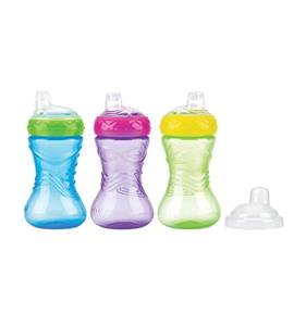 Nuby Easy Grip Antilekbeker 300ml blauw 6m+