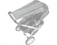 Zonnedoek UV protectie kinderwagen grijs
