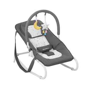 Badabulle Babywippe Easy Moonlight, weiß/zink weiß-kombi