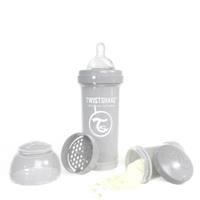 TWISTSHAKE Twist shake Drinkfles anti-koliek 260 ml pastel grijs