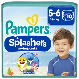 pampers Splashers Maat 5-6 14kg Carrypack 30-luiers Voordeelverpakking