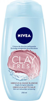 Clay fresh douchecrème hibiscus & witte salie 250ml