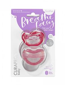 Curaprox Fopspeen maat 2 Roze 2 stuks