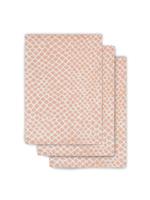 Washandjes Jollein Hydrofiel Snake Pale Pink 3st