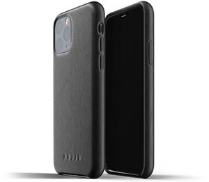 Mujjo Premium Volledig Leren iPhone 11 Pro Hoesje - Zwart