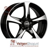 DBV 5sp 001 Black glossy front polished 6x15 5x105 ET37