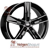 DBV 5SP 004 Black Glossy Front Polished 15 inch