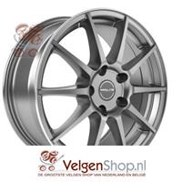 Proline Ux100 Grey rim polished 7.5x18 5x105 ET38