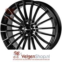 Brock B24 Black glossy 7.5x17 5x108 ET45