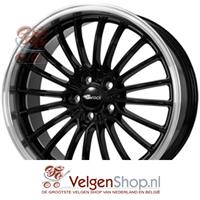 Brock B24gp Black glossy horn polished 8.5x19 5x112 ET32