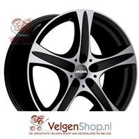 Ronal R55 suv Mattschwarz frontkopiert 7.5x17 5x120 ET35
