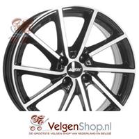 Alutec Singa Diamant schwarz frontpoliert 7.5x18 5x108 ET55