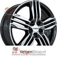 Ronal R57 Schwarz frontkopiert 7x17 4x108 ET45