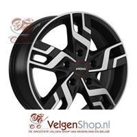 Ronal R64 Jetblack matt frontkopiert 7x17 5x160 ET53