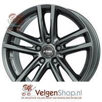 Rial X10 Metal grey 7x17 5x112 ET49