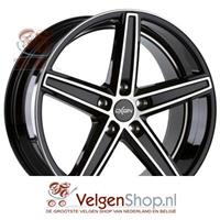 Oxigin 18 concave Black full polish 7.5x17 5x105 ET40