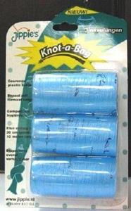 luierzakjes Knot A Bag Dispenser blauw 3 stuks