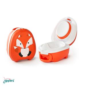 jippie's plaspotje My Carry Potty Vos 26 x 15 cm oranje/wit