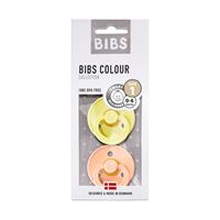 BiBs Retro Fopspeen Sunshine / Sunset 0-6 Mnd 2 Stuks