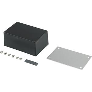 trucomponents TRU COMPONENTS 98003C9 Universele behuizing 83.5 x 53.5 x 35 ABS, Metaal Zwart 1 stuk(s)