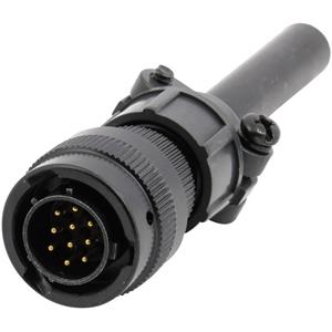 Amphenol 62IN 16A 12 10P/6A Ronde connector Stekker, recht Totaal aantal polen: 10 Serie (ronde connectors): 62IN 1 stuk(s)