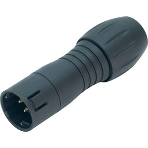 Binder 99 9205 060 03 Ronde connector Stekker, recht Totaal aantal polen: 3 Serie (ronde connectors): 620 1 stuk(s)