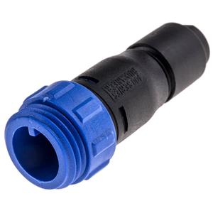 Bulgin PX0411/03P/5560 Ronde connector Stekker, recht Totaal aantal polen: 3 Serie (ronde connectors): PX04 1 stuk(s)