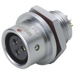 Weipu SF1212/S4 Ronde connector Koppeling, recht Totaal aantal polen: 4 Serie (ronde connectors): SF12 1 stuk(s)