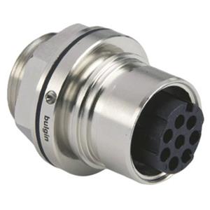 Bulgin PXM6012/08S/CR Ronde connector Bus, inbouw Totaal aantal polen: 8 Serie (ronde connectors): PXM 1 stuk(s)