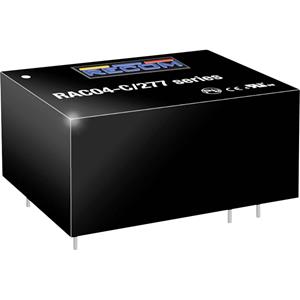 recom RAC04-12SC/277 AC/DC printnetvoeding 12 V 4 W