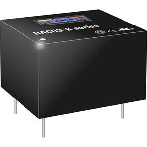 RAC03-3.3SK AC/DC printnetvoeding 3.3 V 3 W