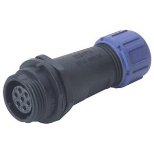 Weipu SP1311 / S 7 II Ronde stekker Bus, recht Serie (ronde connectors): SP13 Totaal aantal polen: 7 1 stuk(s)