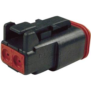 teconnectivity TE Connectivity DT06-2S Ronde stekker Bus, recht Serie (ronde connectors): DT Totaal aantal polen: 2 1 stuk(s)