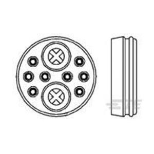teconnectivity TE Connectivity 213900-1 Ronde stekker Flensbus Serie (ronde connectors): CPC Totaal aantal polen: 10 1 stuk(s)