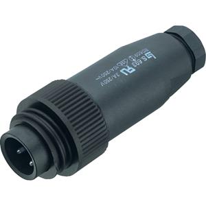 binder 99 4217 300 07 Ronde subminiatuurconnector Stekker, recht Totaal aantal polen: 6 + PE 1 stuk(s)