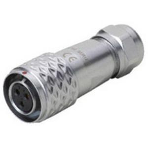 deltronconnectors Deltron Connectors DELMSF1210/S3I Ronde connector Bus, recht Totaal aantal polen: 3 1 stuk(s)