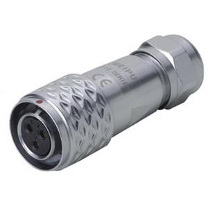 Weipu SF1210/S2 I Ronde stekker Bus, recht Serie (ronde connectors): SF12 Totaal aantal polen: 2 1 stuk(s)