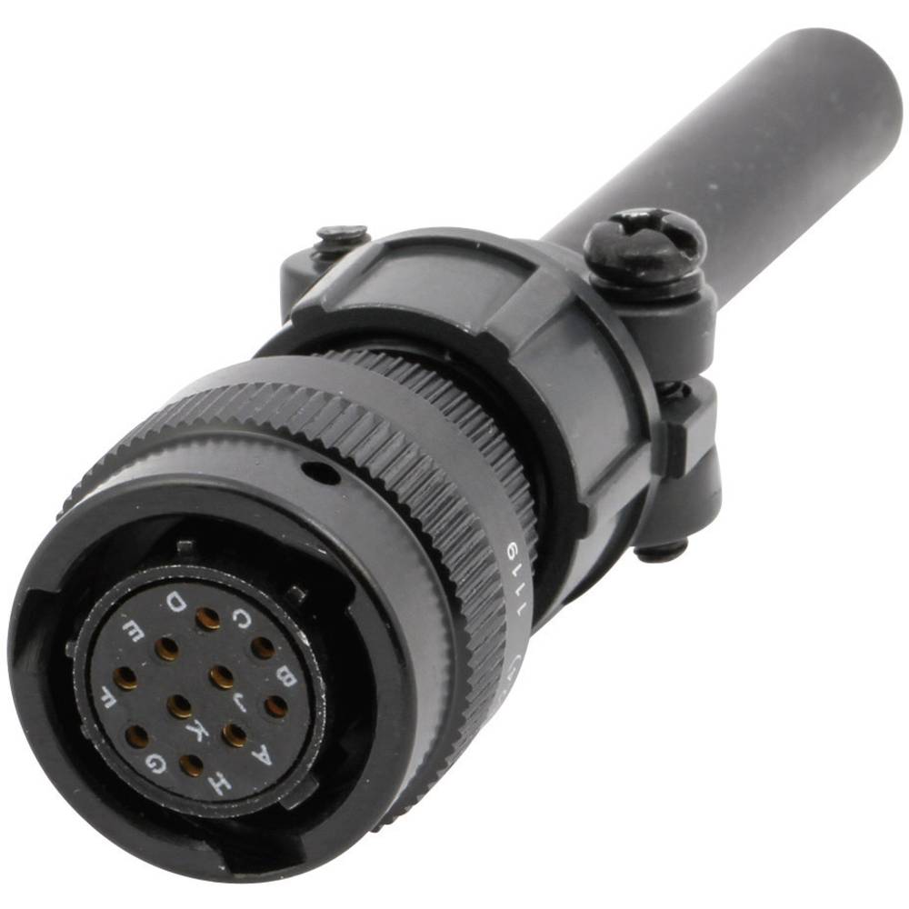 Amphenol 62IN 16A 12 8S/6A Ronde connector Bus, recht Totaal aantal polen: 8 Serie (ronde connectors): 62IN 1 stuk(s)