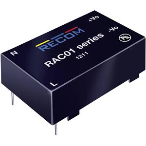 recom AC/DC printnetvoeding  RAC01-3.3SC 3.3 V/DC 0.3 A 1 W