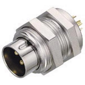 Binder 09-0081-00-04 Ronde connector Flensstekker Totaal aantal polen: 4 Serie (ronde connectors): 711 1 stuk(s)