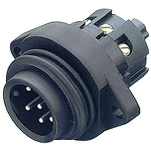 binder 09-0219-00-07-1 Ronde stekker Stekker, inbouw Serie (ronde connectors): 692 Totaal aantal polen: 6 + PE 1 stuk(s)