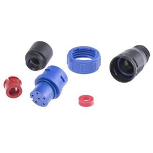 bulgin PX0410/06S/4550 Ronde stekker Stekker, recht Serie (ronde connectors): PX04 Totaal aantal polen: 6 1 stuk(s)